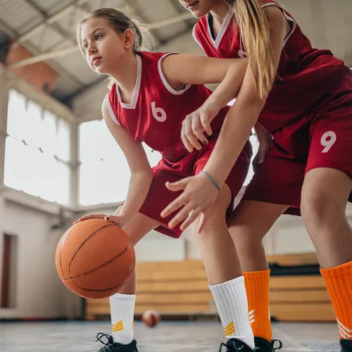 Miniatura 2 de SkiBeaut Calcetines deportivos para niños, 3 pares de calcetines deportivos para correr, deportes al aire libre, entrenamiento, baloncesto, fútbol