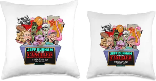 Miniatura 3 de JEFF DUNHAM Madison, WI (2023) - Almohada de 16 x 16 pulgadas, multicolor