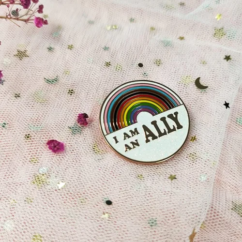 Miniatura 4 de Arturbo Bandera del Orgullo LGBTQ - Broches de solapa esmaltados de arco iris, insignias divertidas para ropa, bolsas, mochilas, sombreros