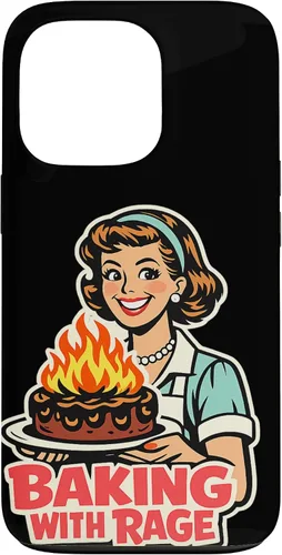 Miniatura 10 de Baking with Rage Retro 1950s Housewife Pop Art Humor Case for iPhone 17