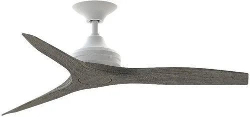 Miniatura 7 de Fanimation Spitfire - Ventilador de techo de 3 aspas, 12 pulgadas de alto y 48 pulgadas de ancho, acabado negro, color hoja de madera de whisky