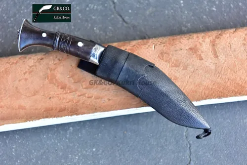 Miniatura 8 de GK&CO. Kukri House Kukri genuino - Hoja Cheetlange Kukri de 5 pulgadas, Khukuri auténtico de espiga completa hecha a mano en Nepal