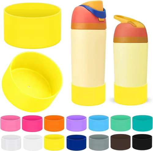 Miniatura 15 de 2 botas protectoras de silicona compatibles con Owala Kids de 16 onzas y 14 onzas, accesorios para 12 onzas, antideslizantes, resistentes a