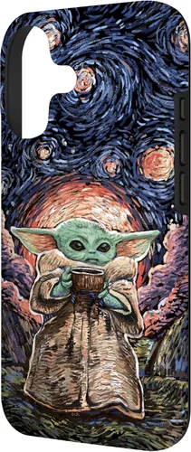 Miniatura 2 de Star Wars: The Mandalorian The Child Starry Night Style - Carcasa para iPhone 17