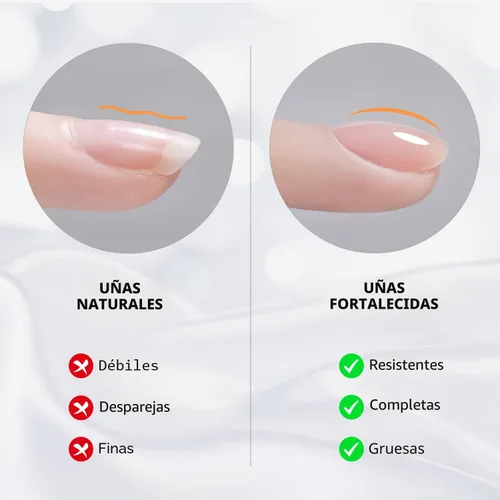 Miniatura 3 de GAOY - Gel de construcción transparente para uñas, fortalecedor de uñas de 16ml en una botella, gel duro para extensión de uñas, esmalte en gel