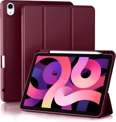 Miniatura 11 de Akkerds Funda compatible con iPad Air de 11 pulgadas de 7ª/6ª generación (M3/M2) 2025/2024, para iPad Air de 5ª/4ª generación de 10.9 pulgadas Rosa