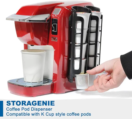 Miniatura 3 de STORAGENIE Soportes para tazas K, soportes para cápsulas de café para Keurig, soportes para KCup, almacenamiento de cápsulas K que ahorran espacio