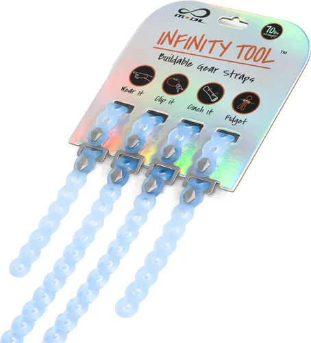 Miniatura 9 de MODL Infinity Tool 2.0 Correas modulares (paquete de 4) - Multiherramienta flexible, correa de engranaje, dispositivo portátil para aventuras al