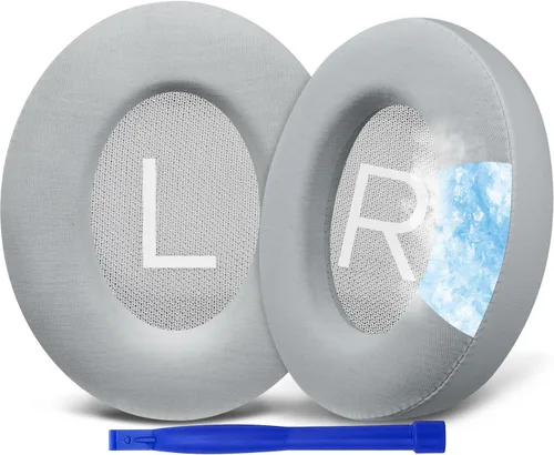 Miniatura 11 de SOULWIT Almohadillas de enfriamiento para auriculares inalámbricos Bose 700 (NC700), almohadillas con tela de seda de hielo, espuma con cancelación