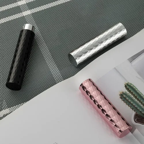 Miniatura 5 de LISAPACK Botella de spray de perfume atomizador 8ML (3 PCS) Dispensador de colonia vacío portátil (negro, plata, rosa)