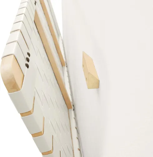 Miniatura 6 de Modway Sparta Cabecera Individual de Cuero Vegano Tejido en Beige Natural, Cabecera Individual de Cuero Sintético Solamente con Diseño de Montaje