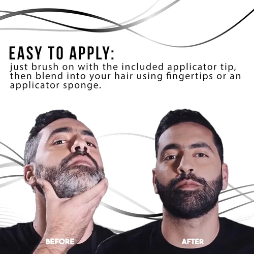 Miniatura 4 de Retoque de raíz de Hairatin: aplicación rápida y fácil con tecnología antirtransferencia para una mejor ocultación y oscurecimiento de las manchas
