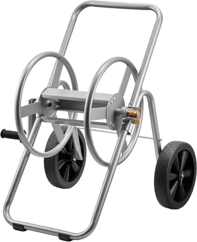 Miniatura 10 de VEVOR Carro de carrete de manguera, soporta hasta 175 pies de manguera de 5/8 pulgadas (manguera no incluida), carrito de manguera de agua