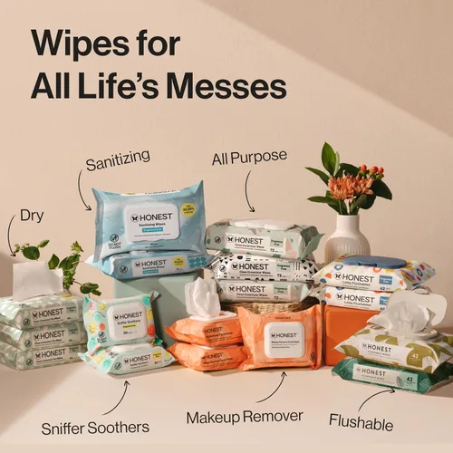 Miniatura 8 de The Honest Company Toallitas eliminadoras de mocos a base de plantas, calmante para la nariz con aloe, hipoalergénicas, piel sensible, verificado