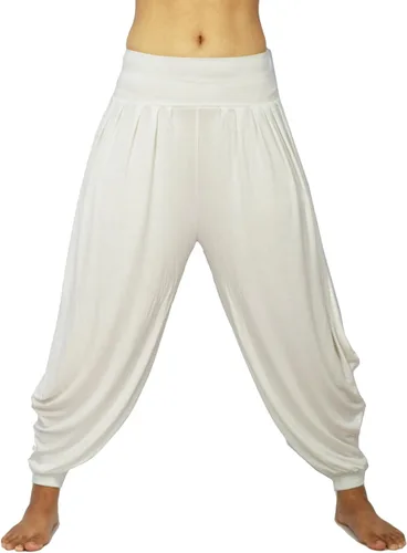 Miniatura 34 de Lovely Creations Pantalones holgados con cintura elástica y harem Aladdin para mujer