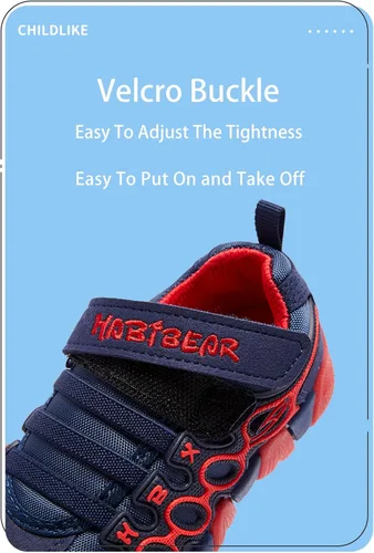 Miniatura 6 de Addshiny Boys Girls Lightweight Breathable Tennis Walking Sneakers Velcro Sport Athletic Trail Running Shoe for ToddlerLittleBig Kid