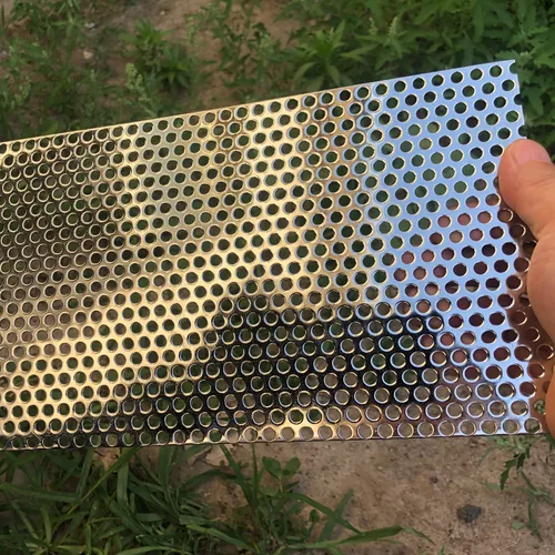 Miniatura 3 de Hojas de metal perforadas - Hojas expandidas y perforadas - Hoja de acero inoxidable perforada - 20GA agujero de 0.2" (aproximadamente 5mm) 11.8" X