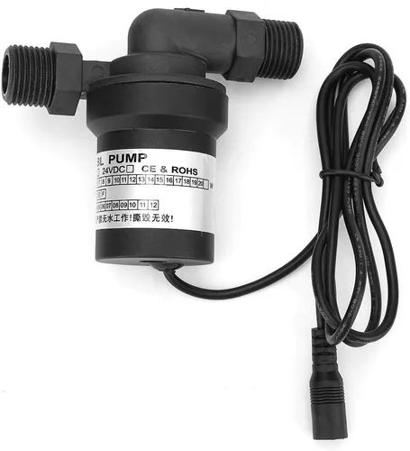 Bomba de agua solar, bomba de agua solar de alta temperatura sin escobillas de 24 V CC, eléctrica portátil para calentador de agua, para industria,