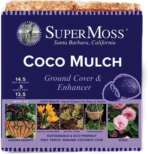 SuperMoss (23248) Mantillo de Coco, Bala Mini (0,17 m3), Marrón Natural