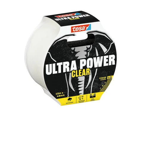 Miniatura 7 de tesa® Ultra Power - Cinta adhesiva para reparaciones en superficies húmedas y secas, altamente resistente a la intemperie y desgarrable a mano, 4.9