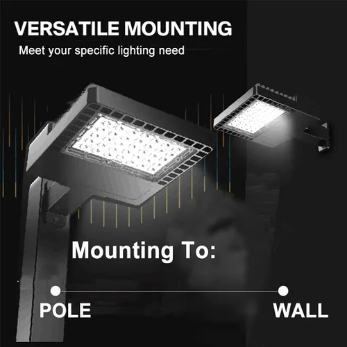 Miniatura 6 de ledmo Luz LED para Estacionamiento del Anochecer al Amanecer, Iluminación Exterior con Soporte de Brazo Ajustable, 19500 lm, Lámparas de Pared
