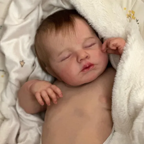 Zero Pam Muñecas de bebé Reborn realistas de silicona de cuerpo completo de 20 pulgadas anatómicamente correctas, bebés recién nacidos de silicona