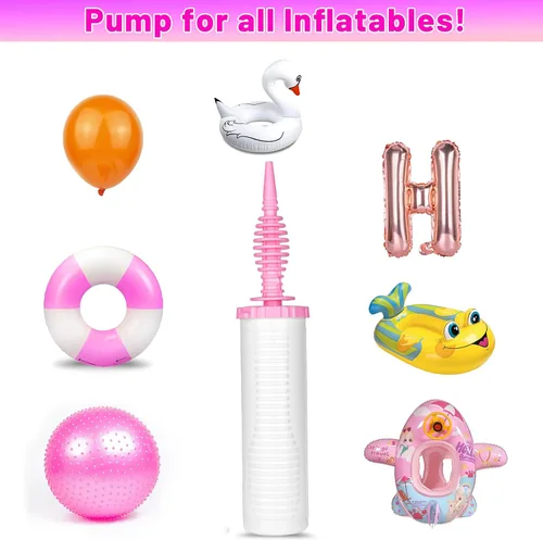 Miniatura 3 de Juego de 4 soportes ajustables para columna de globos y bomba de globos, soportes de globos de metal de 9 pies para piso, kit de columna de globos