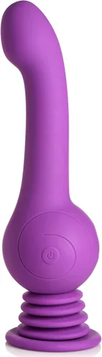 INMI Sex Shaker Silicona para hombres, mujeres y parejas. Consolador giratorio recargable, impermeable y potente, 1 pieza, morado. Púrpura