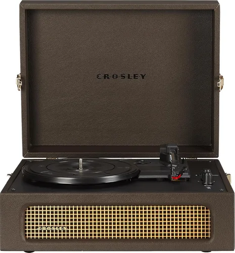 Miniatura 21 de Crosley CR8017B-TA Voyager - Tocadiscos portátil clásico de vinilo con Bluetooth de entrada/salida y altavoces integrados, color marrón Canela