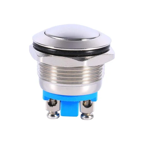 Miniatura 6 de Fydun - Interruptor de botón de metal de 0.748 in, interruptor momentáneo de bocina de botón de 12 V para interruptor de coche, interruptor