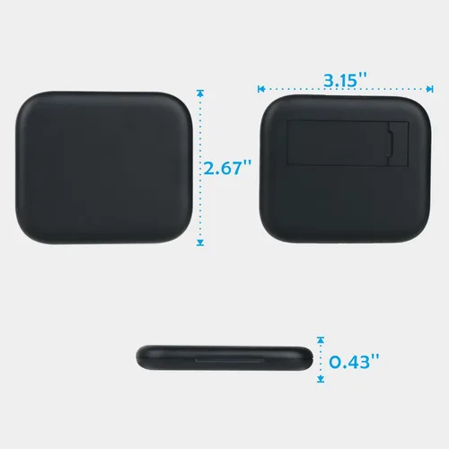 Miniatura 5 de Tarjeta de carga USB-C: kit de cable adaptador de carga múltiple USB con cable de 11.0 in, adaptadores USB C a A/Micro USB/luz, estuche de espejo