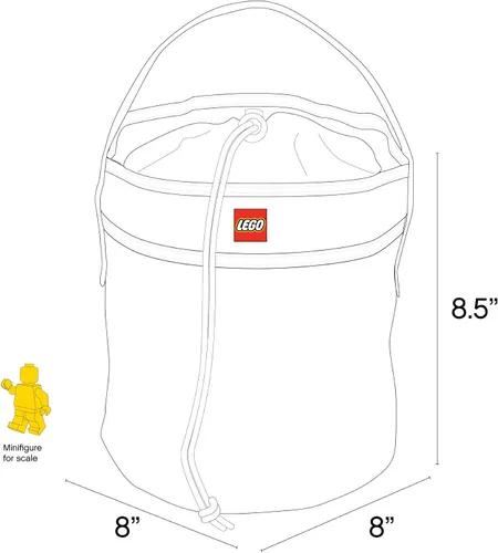 Miniatura 3 de LEGO CUBO DE ALMACENAMIENTO Azul