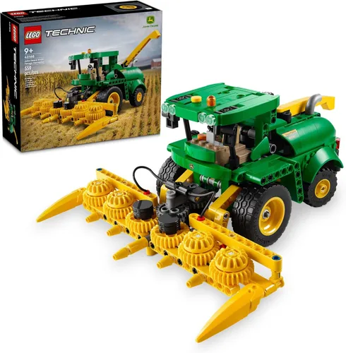 LEGO Technic John Deere 9700 - Juguete de tractor cosechador de forraje, juguete de granja construible para juegos imaginativos, regalo de camión