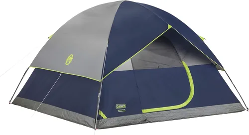 Miniatura 19 de Tienda de campaña Coleman Sundome con toldo contra lluvia, juego de tiendas para 2/3/4/6 personas, se monta en 10 minutos, refugio a prueba de clima