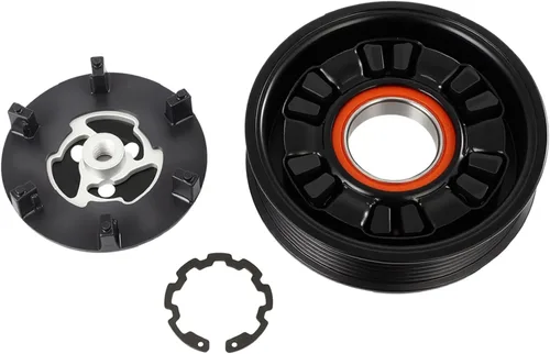 Miniatura 14 de CCIYU Embrague del compresor de CA para el coche 2001 2002 2003 2004 2005-2006 para Hyundai Santa Fe 2.7L Aire acondicionado compresor embrague