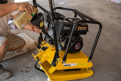 Miniatura 6 de Stark USA Stark 6.5hp Walk-Behind Vibración 21 pulgadas x 21 pulgadas Compactador de placa 2248lbs Force 196cc Motor Vibratorio Tamper Power