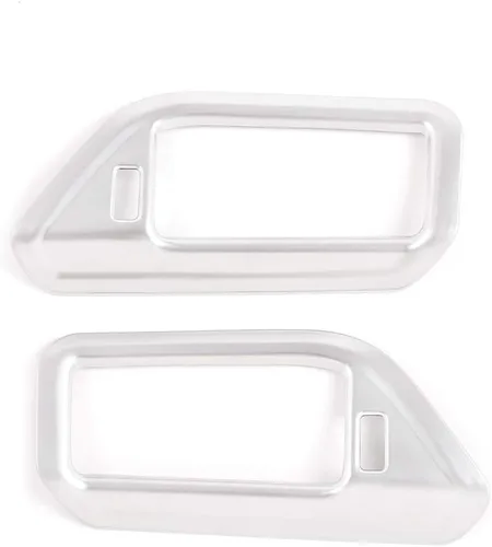 Miniatura 3 de 2 unids ABS coche interior B pilar aire ventilación marco cubierta ajuste adhesivo para BMW X5 G05 X7 G07 2019 Auto Accesorios (cromo)
