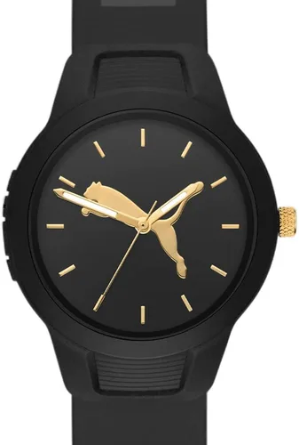 Miniatura 3 de PUMA His & Hers Reset V2 - Juego de relojes de tres manecillas (modelo P5111SET), Negro