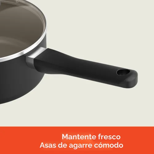 Miniatura 6 de BELLA Juego de 21 piezas para la cocina con revestimiento antiadherente de cerámica EverGood™, apto para lavavajillas y horno, compatible con todas