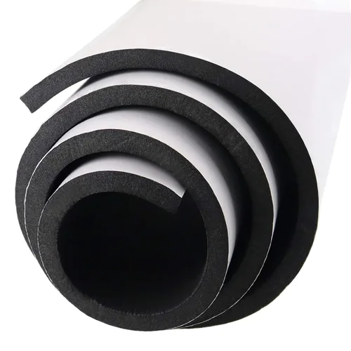 DGSL Hojas de espuma adhesiva de neopreno, 12'' de ancho x 59'' de largo x 1/2'' de grosor, hoja de almohadilla de goma autoadhesiva tipo esponja,