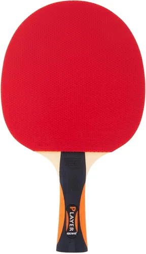Miniatura 9 de GEWO Pala de tenis de mesa, jugador Thunderball 2, agarre alto, giro, ataque, adulto, juvenil, agarre de 4.0 pulgadas Gris/Verde