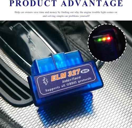 Miniatura 6 de ELM327 OBDⅡ Escáner de diagnóstico automático para coche, herramienta de escaneo Bluetooth automático profesional lector de código de falla
