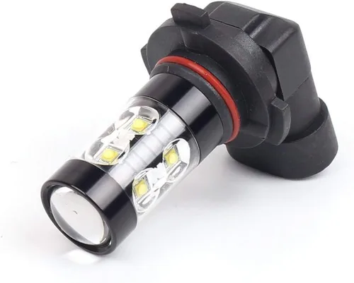 Miniatura 8 de Alla Lighting Bombillas LED antiniebla 9006 HB4 de 2400 lúmenes, 6000 K, xenón blanco superbrillante, lámparas antiniebla de repuesto