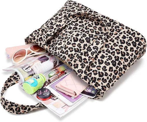 Miniatura 5 de ZOOEASS - Bolso grande de hombro para mujer, impermeable, multifunción, de nailon, para viaje