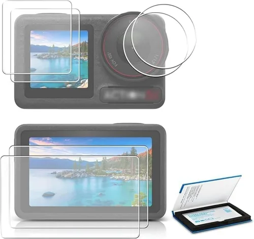 Miniatura 8 de [Paquete de 2+2] Protector de pantalla para Dji Osmo Pocket 3, protector de pantalla de lente para Dji Osmo Pocket 3, protector de pantalla de Osmo