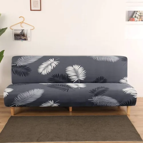 Miniatura 9 de Beacon Pet Funda estampada para futón, fundas elásticas para sofá cama, tamaño matrimonial, individual, queen, sin brazos, fundas protectoras