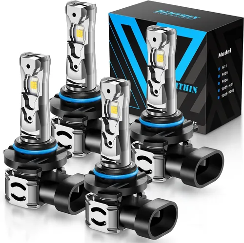 Miniatura 15 de rimthin Bombillas H4, luz antiniebla 9003/HB2, 6000K blanco frío, Plug and Play, IP67, paquete de 2