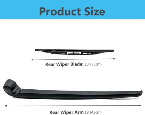Miniatura 3 de Brazo y cuchilla del limpiaparabrisas trasero de repuesto para Audi Q7 2007-2015 Brazo y hoja del limpiaparabrisas trasero, estilo de fábrica