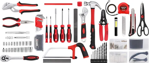 Miniatura 3 de KingTool Kit de herramientas de reparación del hogar de 325 piezas, juego de herramientas de reparación general de hogar/automóvil, caja