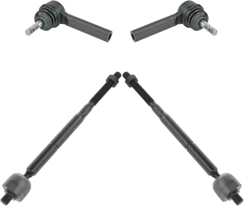 Miniatura 64 de TRQ Juego de barras de acoplamiento delanteras interiores y exteriores de 4 piezas compatible con Jeep Cherokee 1991-2001 y Comanche 91-92